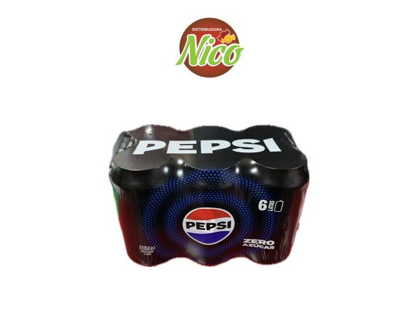 Lata Pepsi Zero x 6 u